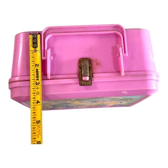 Vintage Aladdin My Little Pony Pink Plastic Lunchbox With Handle Original READ - Picture 4 of 16